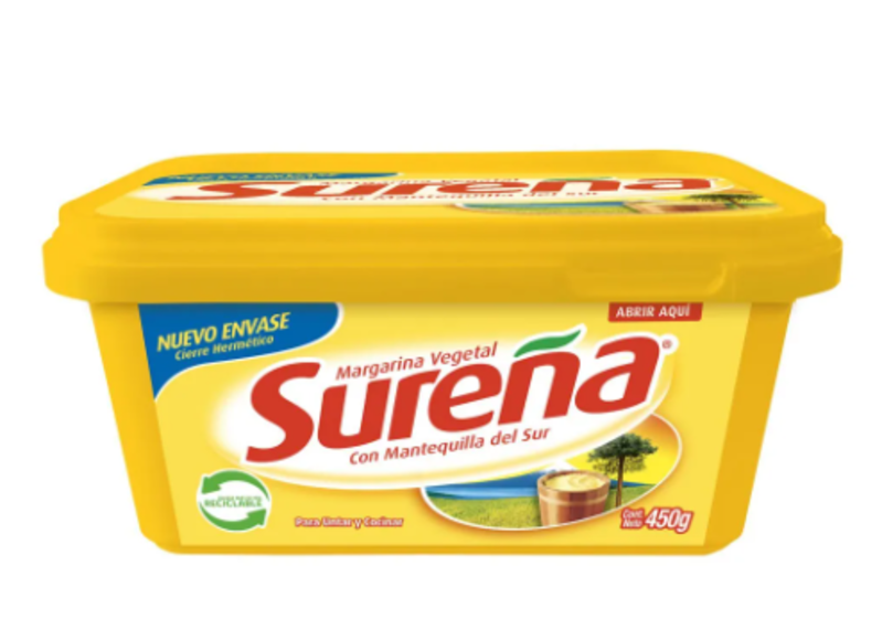 Margarina Sureña pote 450grs verificar precio