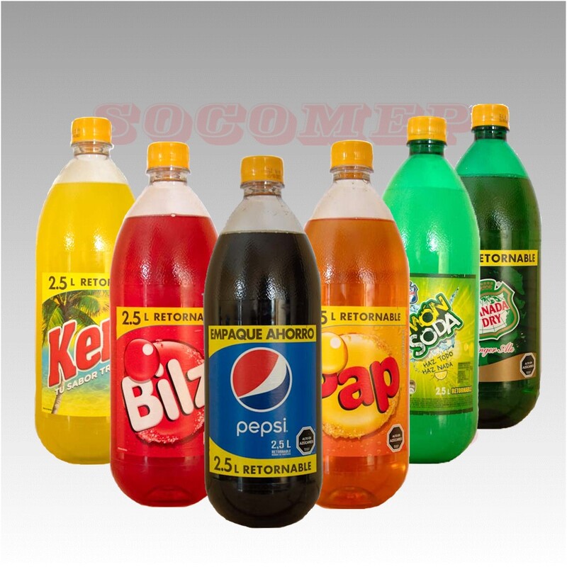 Bebidas CCU 2.5 litros (confirmar si es retornable o desechable)