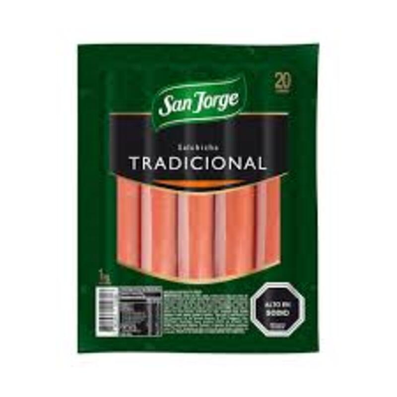 Vienesas San Jorge tradicional 1kg verificar precio
