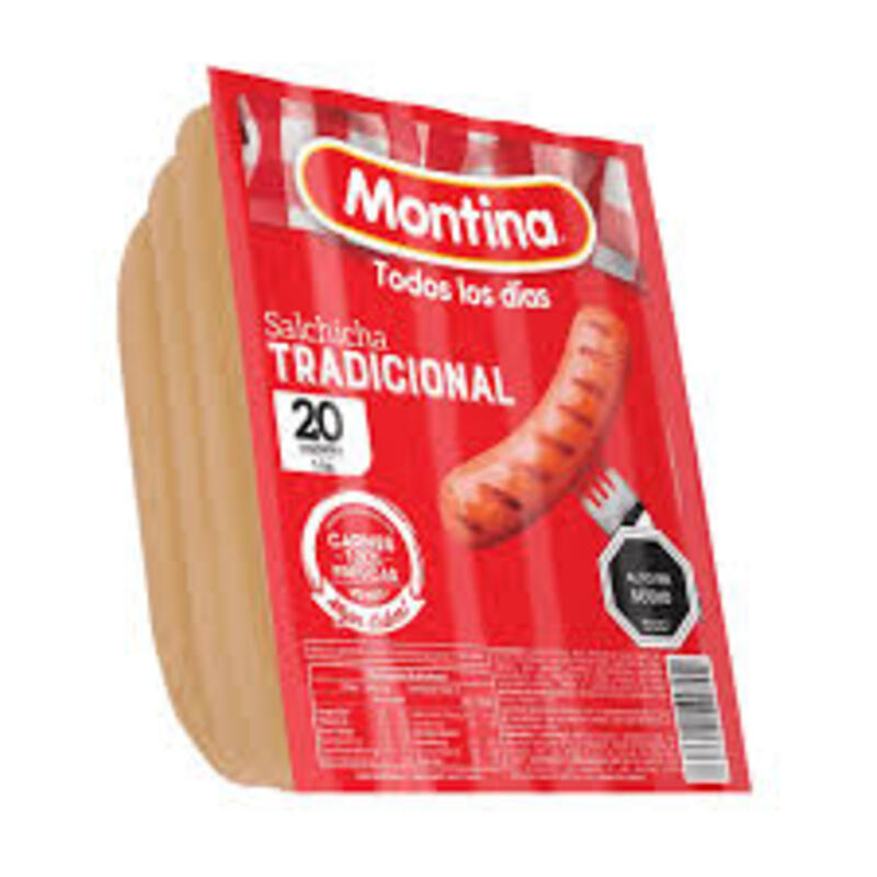 Salchichas Montinas Tradicional 1 kg verificar precio