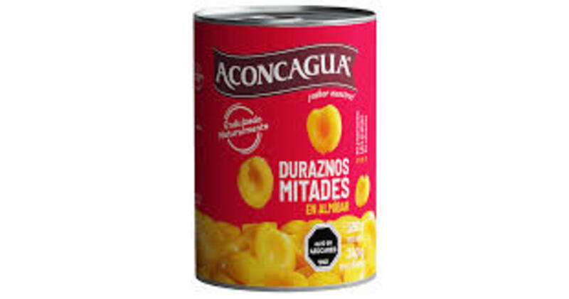 Duraznos mitades Aconcagua 590grs
