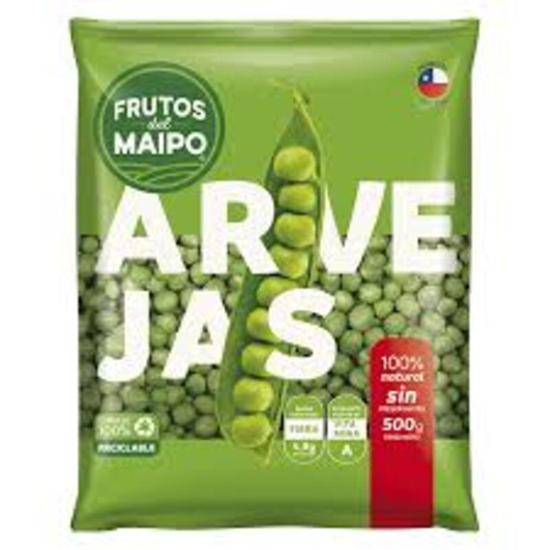 Arvejas 500grs Frutos del Maipo  verificar precio