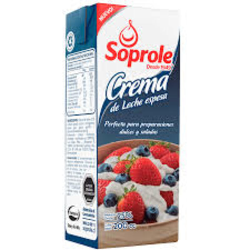 Crema Soprole 200grs