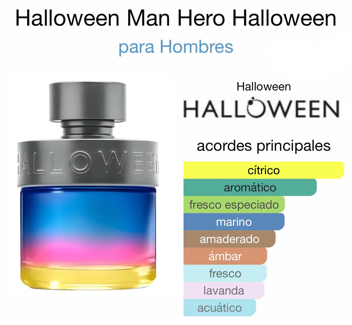 Halloween Man Hero Halloween - para Hombres - 125ml