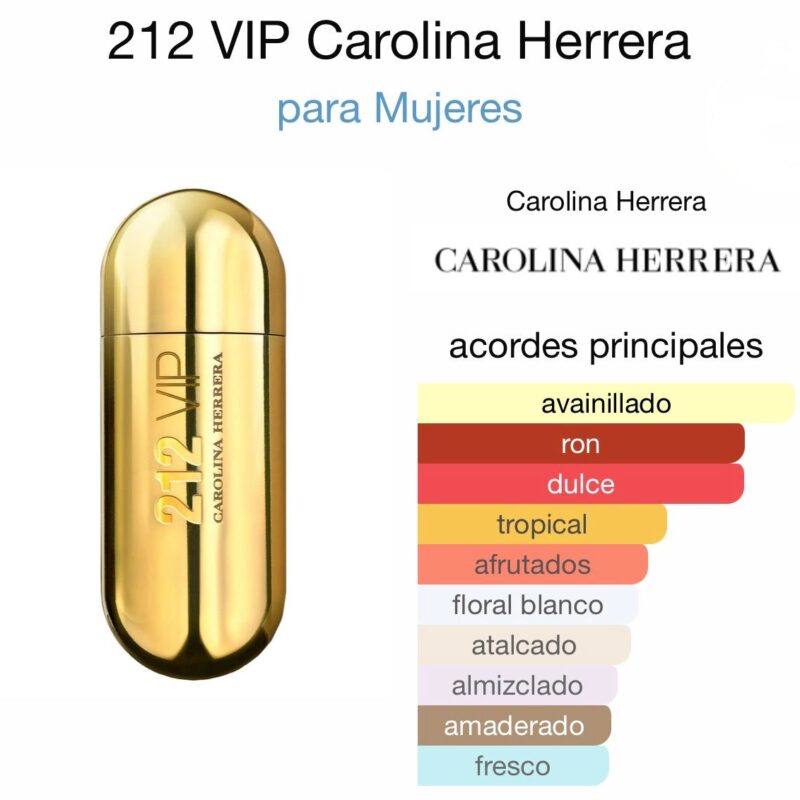 212 VIP Carolina Herrera - para Mujeres - 80ml