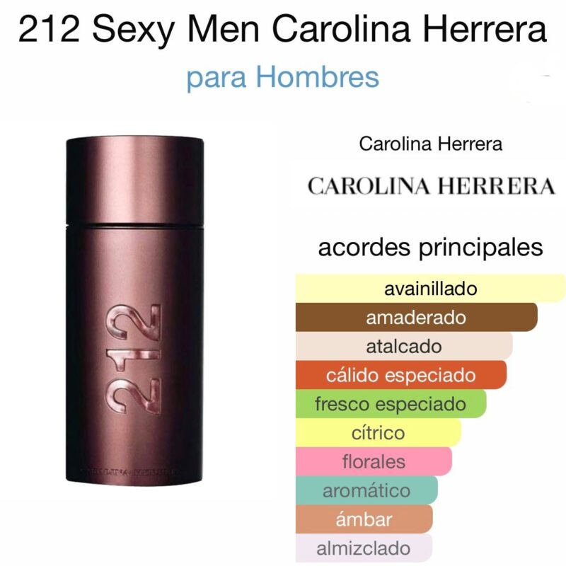 212 Sexy Men Carolina Herrera - para Hombres - 100ml
