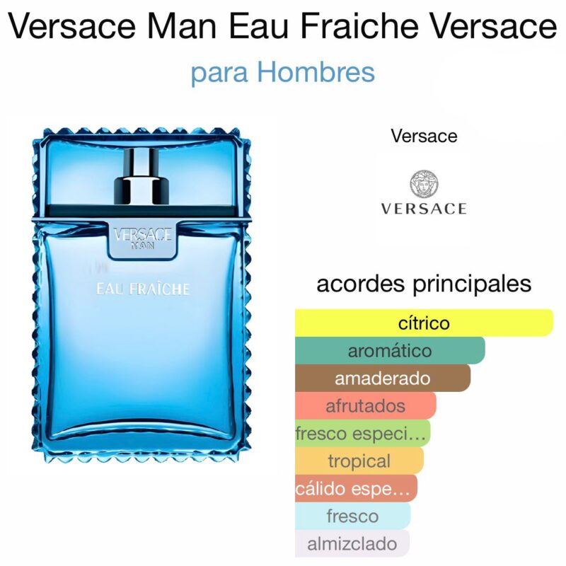 Versace Man Eau Fraiche Versace -para Hombres 200 ml