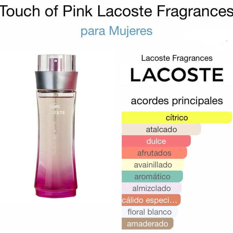 Touch of Pink Lacoste Fragrances - para Mujeres - 30ml