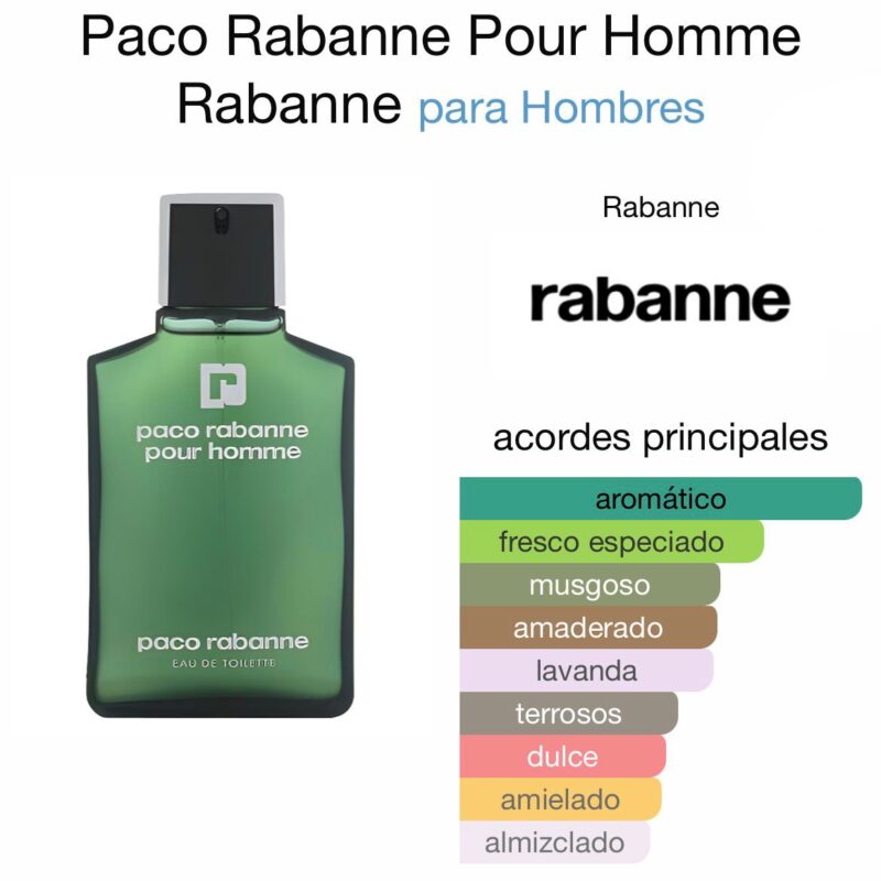 Paco Rabanne Por Homme Rabanne - para Hombres 100ml